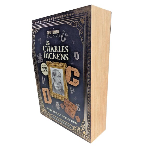 The Charles Dickens Word Puzzle Collection Game 100 Word and Letter Puzzles NEW - Picture 3 of 6